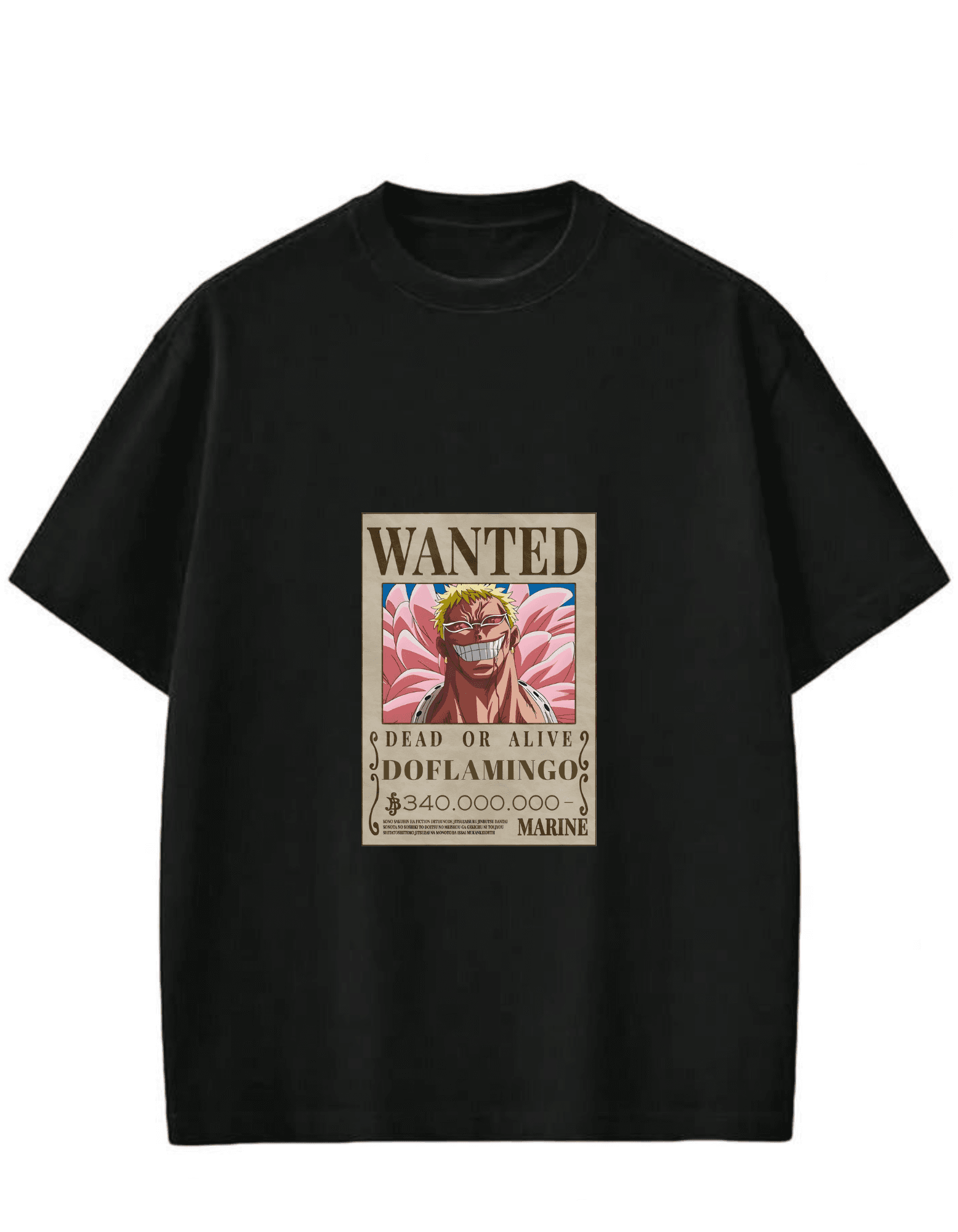 T-shirt wanted doflamingo